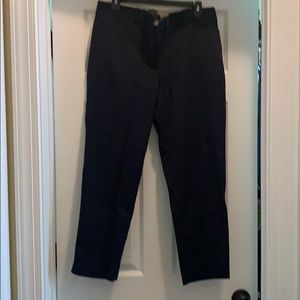 Navy the perfect crop pants from Talbots